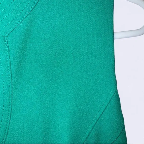 White House Black Market Green Sleeveless Dress - Picture 2 of 5